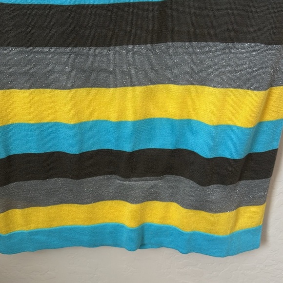 MISSONI Striped Sparkle Mini dress size M/L - Picture 6 of 6